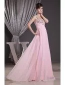 Empire Sweetheart Floor-length Chiffon Prom Dress With Beading