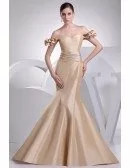 Sexy Off Shoulder Body Fitted Mermaid Formal Dress