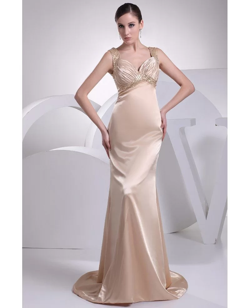 Convertible Strap Empire Waist Satin Maxi Dress | Empire waist bridesmaid  dresses, Social dresses, Satin maxi dress