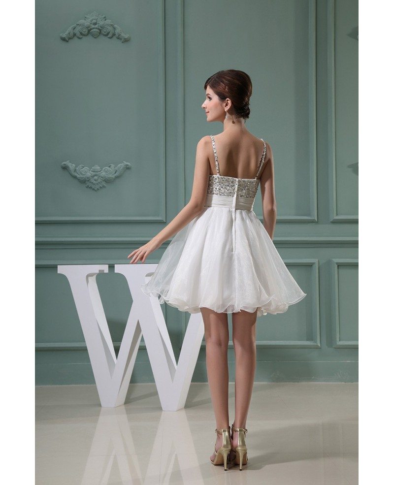 A-line Sweetheart Short Tulle Homecoming Dress With Beading #OP3125 ...