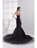 Formal Black Mermaid Long Prom Dress Custom