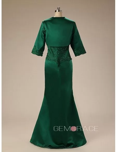 A-Line Strapless Floor-Length Dress With Beading