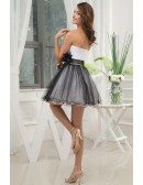 A-line Sweetheart Short Tulle Homecoming Dress
