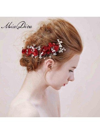 Pearl Floral Hairpins Style