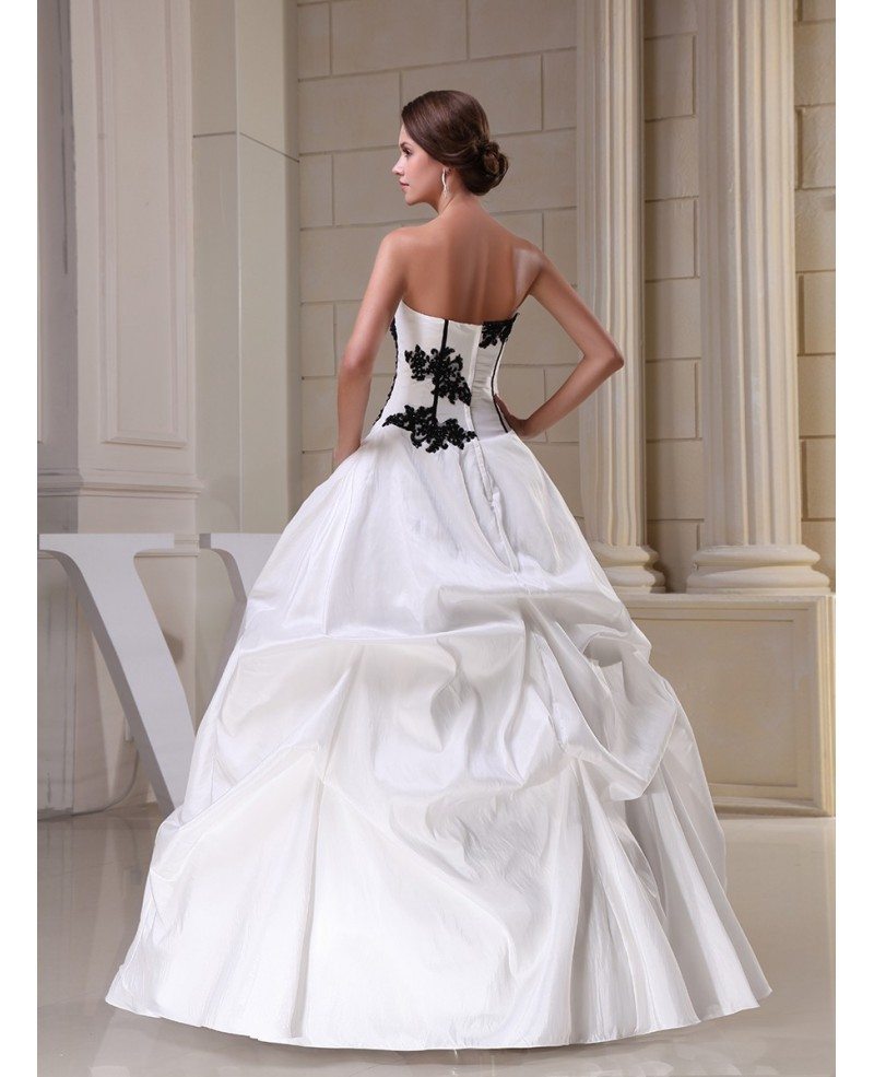 black and white corset wedding dresses