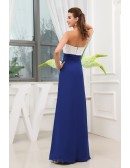 A-line Sweetheart Floor-length Chiffon Prom Dress With Beading