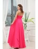 A-line Halter Floor-length Chiffon Prom Dress With Beading