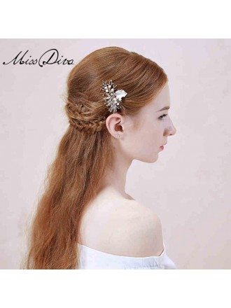 Pearl Floral Hairpins Style