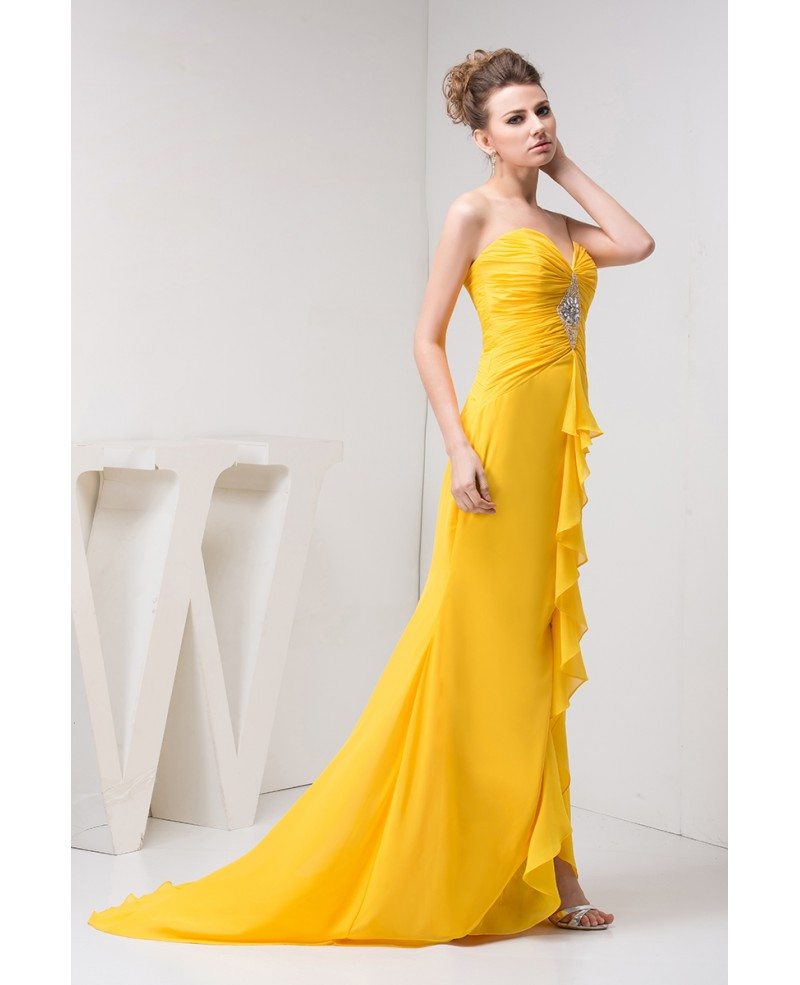 Mermaid Sweetheart Asymmetrical Chiffon Evening Dress #OP41067 $160 ...