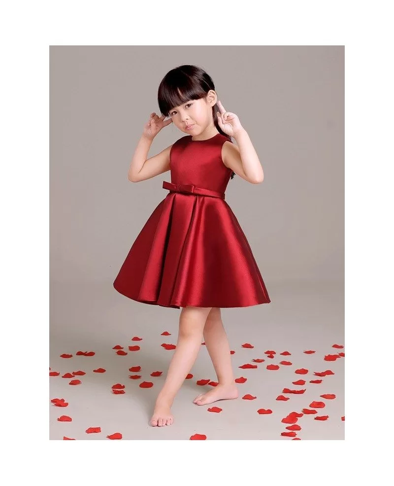 Amazon.com: Floral Rose Petals Burgundy Bodice Communion Dresses for Toddler  Girls 814T S: Clothing, Shoes & Jewelry