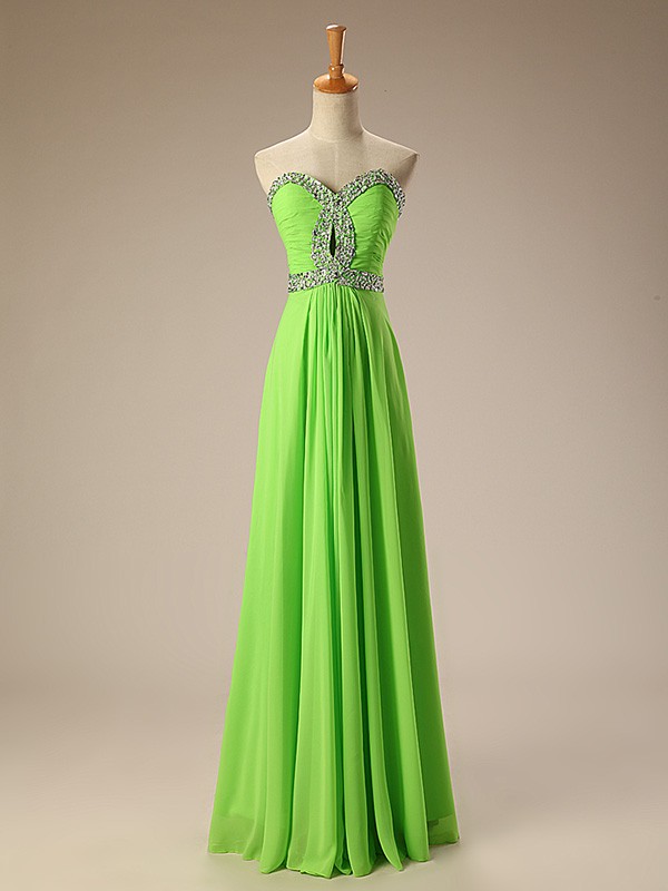 Pink Sweetheart Sequins Cross Back Chiffon Long Formal Prom Dress,DP1153