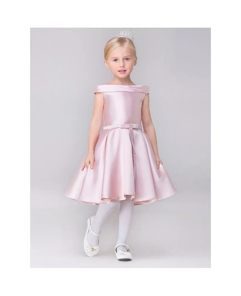 simple pink dress for girls