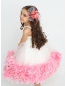 Fairy Feathers Ballroom Pageant Dress for Little Girls