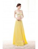 Two-Pieces Sweetheart Sweep Train Prom Dress With Beading Appliquer Lace