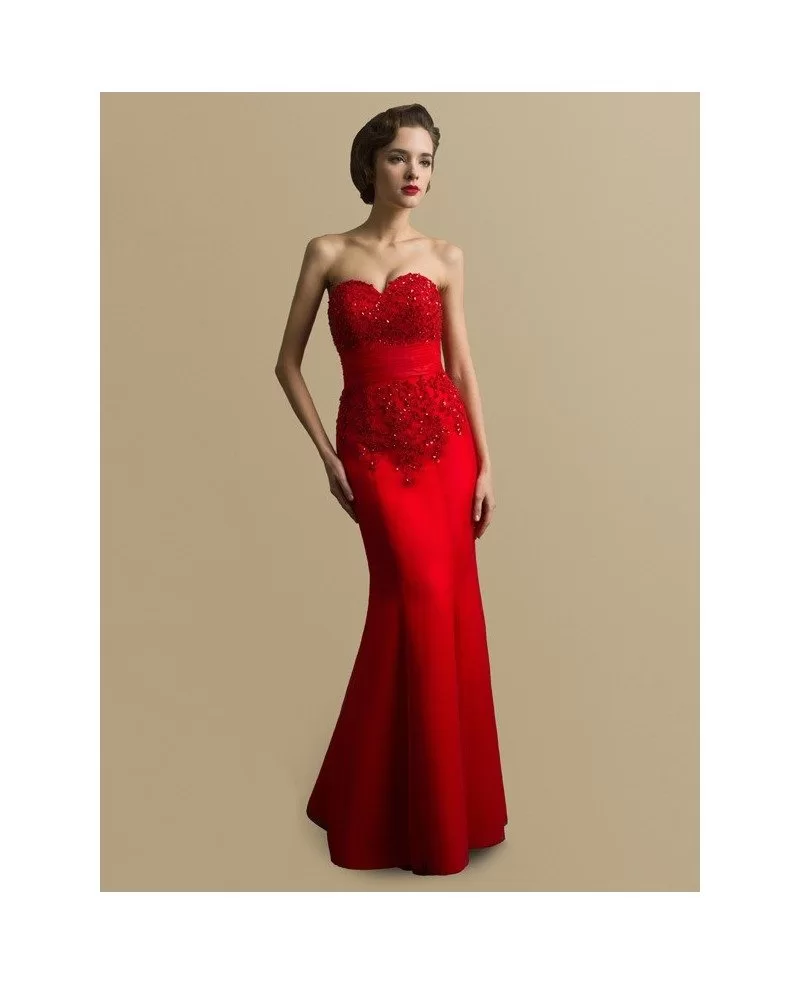 Red New Arrival Lace Appliques Wedding Dresses with Sleeves | Luxury  Illusion Sexy Bridal Gowns Online | Newarrivaldress.com