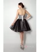 Short Sweetheart Knee-length Prom Dress