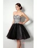 Short Sweetheart Knee-length Prom Dress