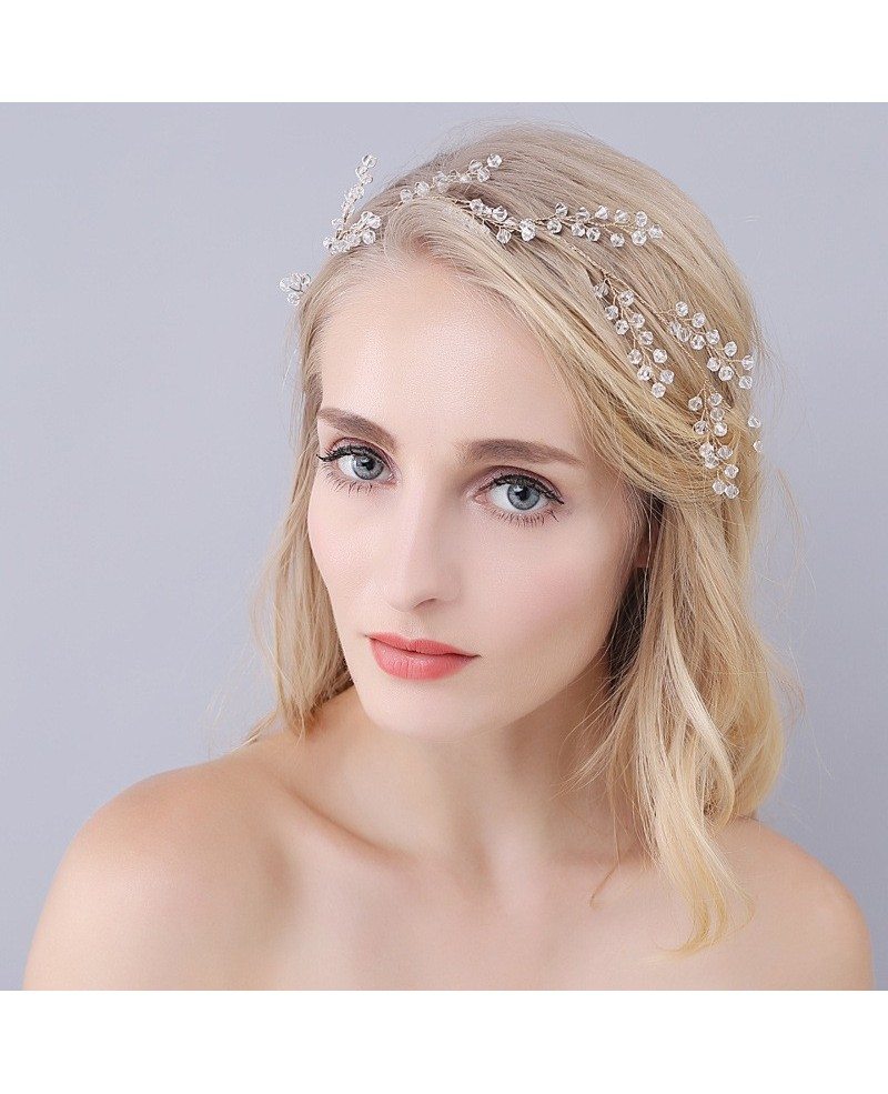 simple wedding headband