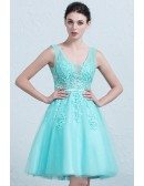 Gorgeous Lace and Tulle A-line Short Party Dress