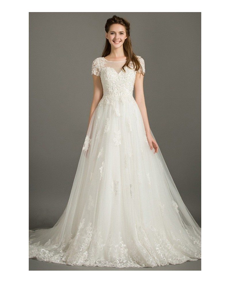Wedding Dresses With Short Sleeves ...