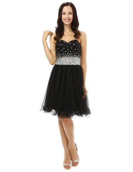 A-line Sweetheart Knee-length Prom Dress #YH0089 $139 - GemGrace.com