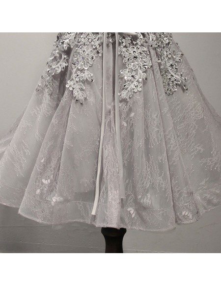 Elegant A-line Organza Blue Dusty Rose Short Homecoming Dresses Online, HD0770