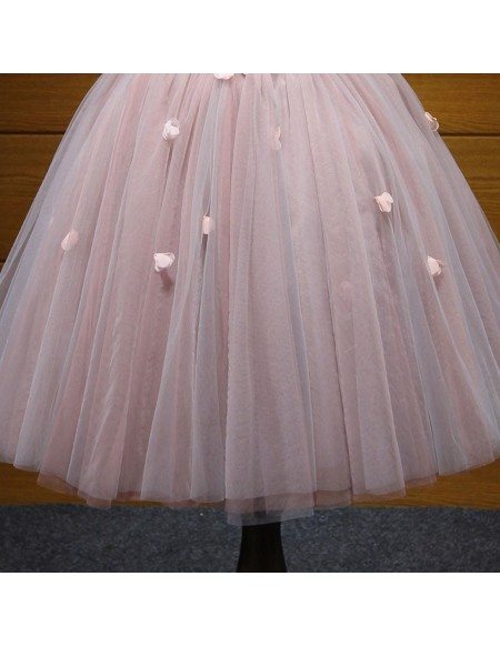 Sweet Ball-gown Sweetheart Short Tulle Homecoming Dress With Beading