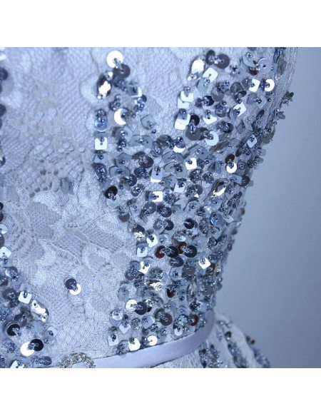 A line Strapless Tulle Homecoming Dress main image 1