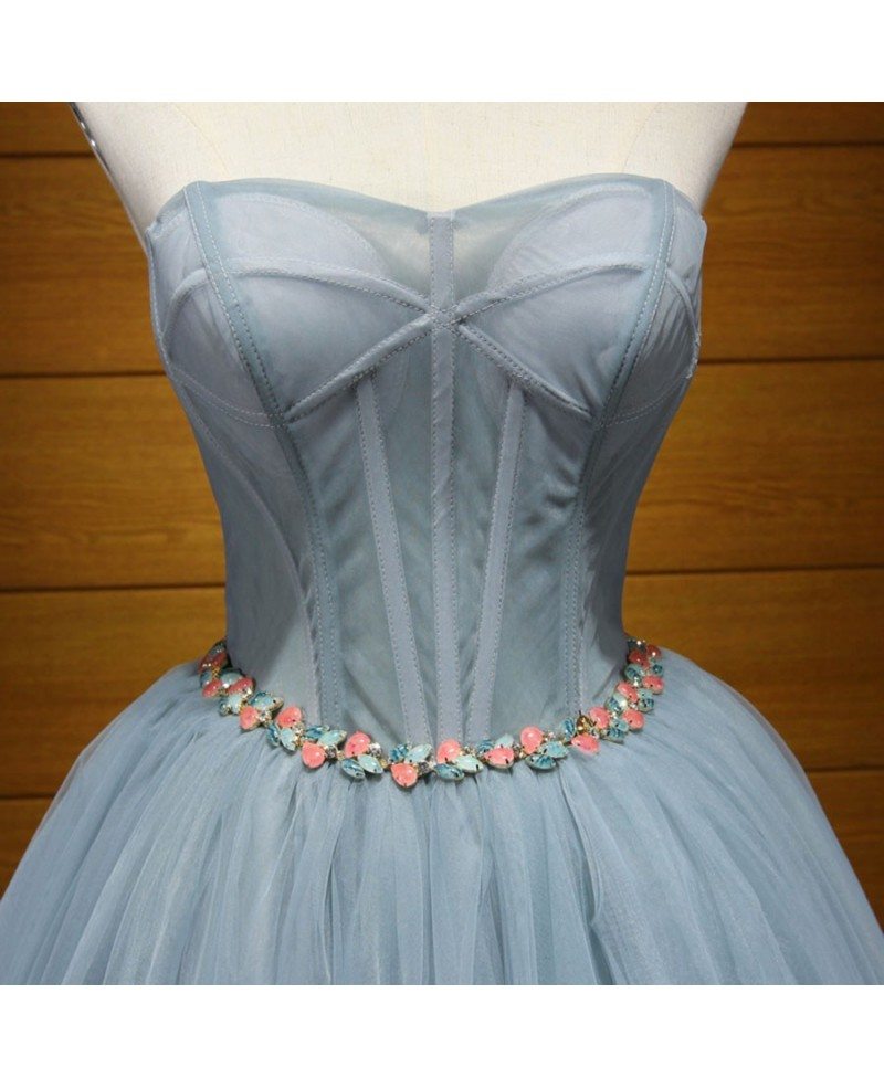 Ball-Gown/Princess Sleeveless Short Tulle Homecoming Dress main image 0