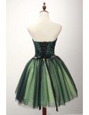 Special Ball-gown Sweetheart Short Tulle Homecoming Dress With Appliques Lace