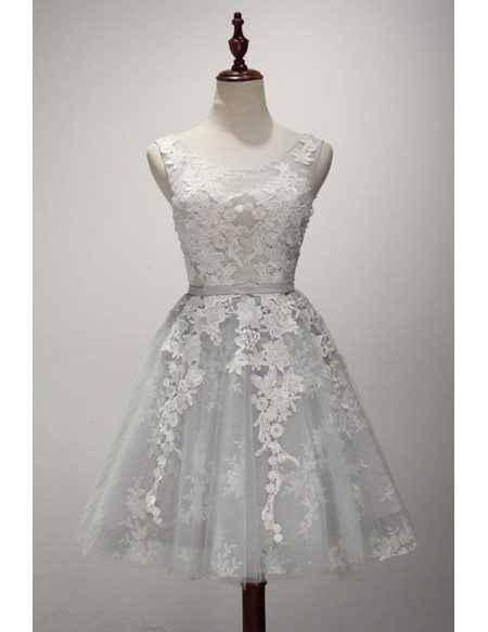 Ball Gown Scoop Neck Sleeveless Long Tulle 2 Piece Set Prom Dress, Lace Beading