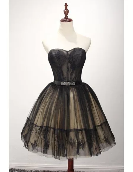 Ball-Gown/Princess Sleeveless Short Tulle Homecoming Dress main image 1