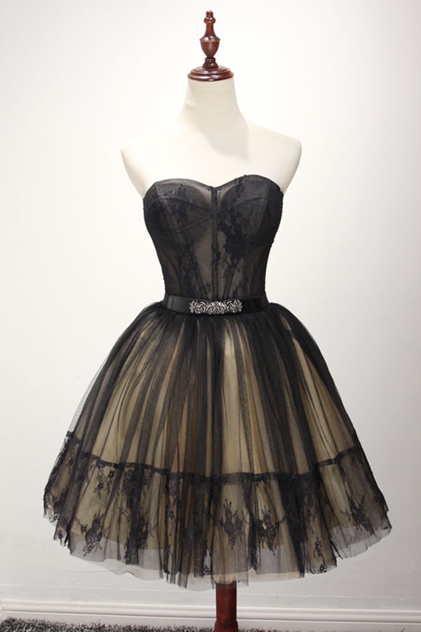 Ball Gown Sweetheart Short Tulle Lilac Homecoming Gown Hoco Dress main image 1