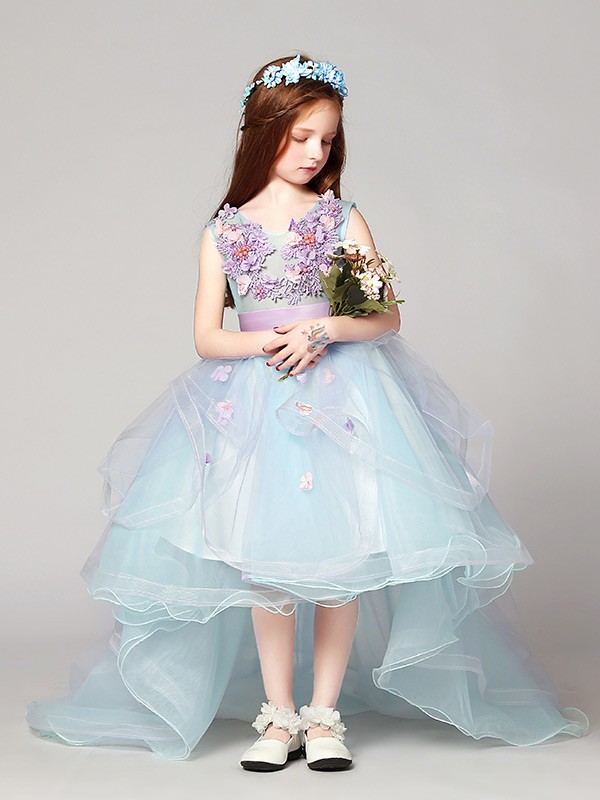 Asymmetrical flower girl dress online