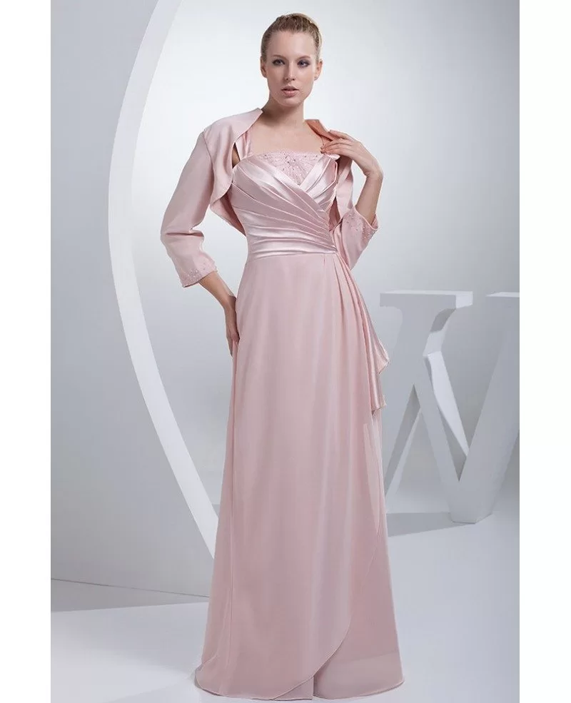 Pink satin and African print dress boubou – Eloli