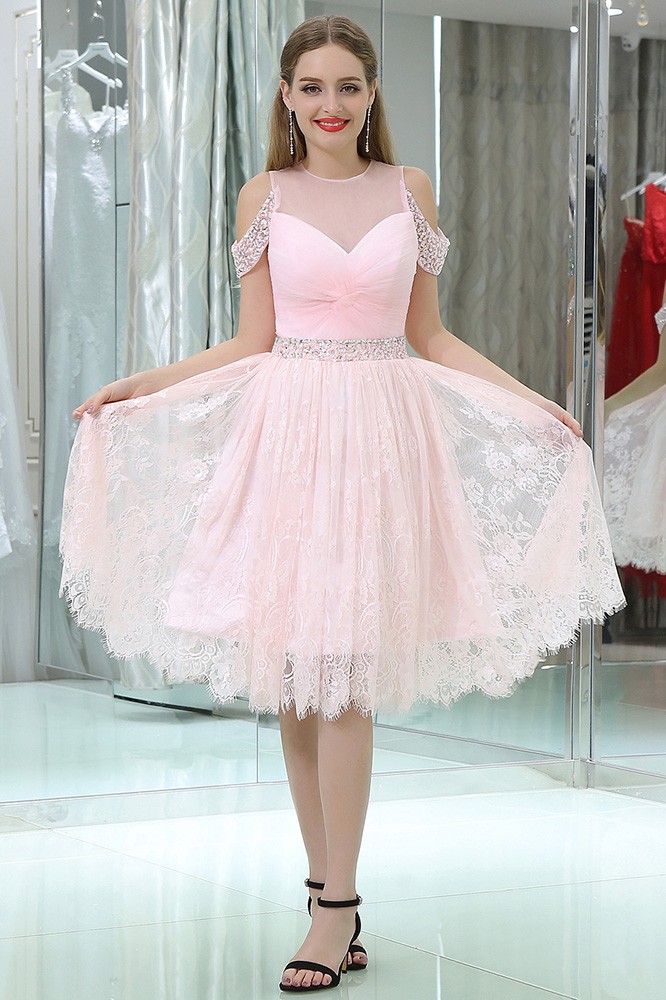 Girls pink prom outlet dress