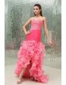 Mermaid Sweetheart Floor-length Tulle Prom Dress With Beading