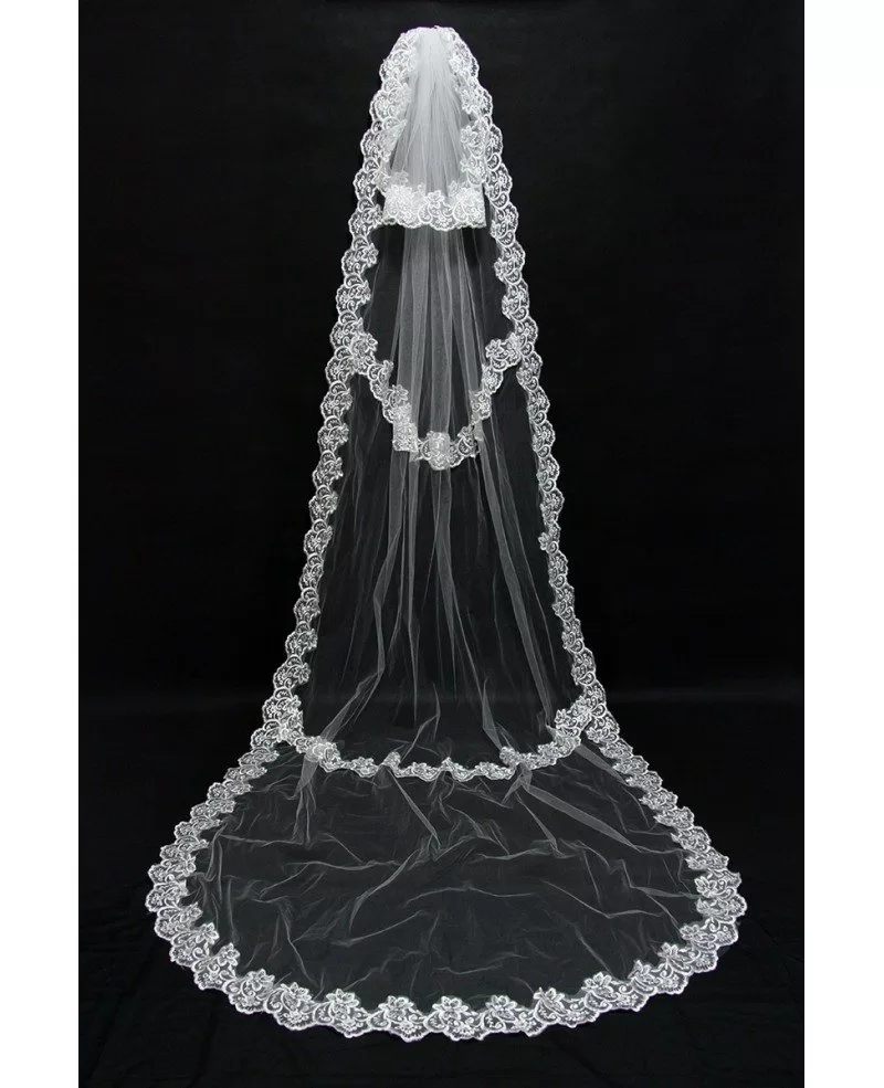 wedding dress veil train