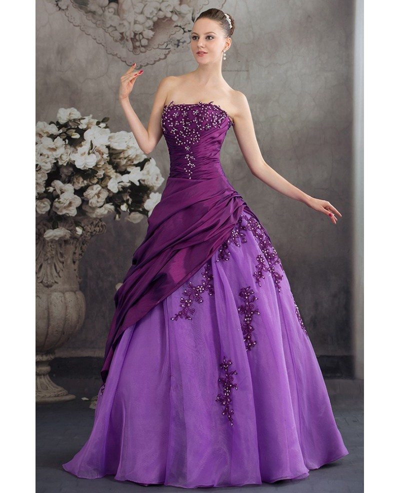 Buy Purple Wedding Dress, Purple Bridal Gown, Purple Wedding Gown, Plus  Size Purple Wedding Dress Online in India - Etsy