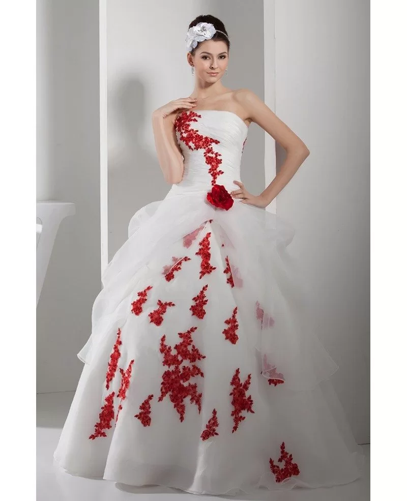 Wedding Dress Red And White Wedding Dress Guest