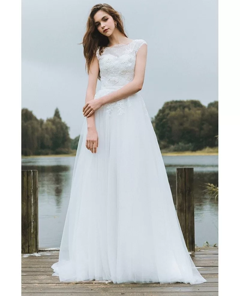 minimalist wedding dresses 2018