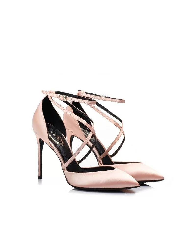 champagne strappy sandals