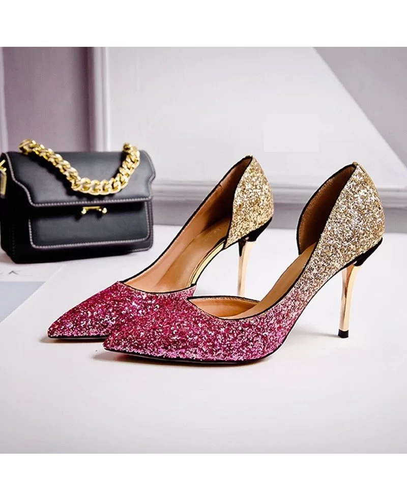bling bling wedding shoes