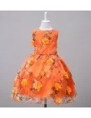 Vintage Floral Pink Cheap Flower Girl Dress Country for Infant