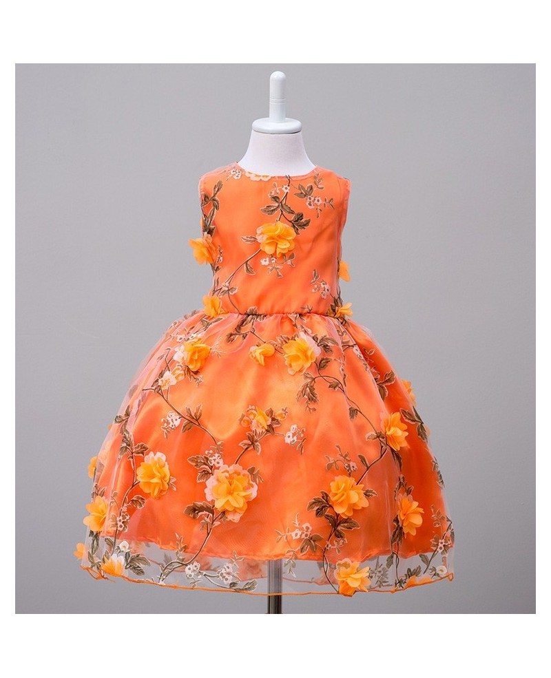$32.9 Vintage Floral Pink Cheap Flower Girl Dress Country for Infant # ...
