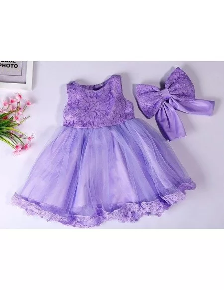 Super Cute Infant Flower Girl Dress Ballgown Wedding Dress for Cheap