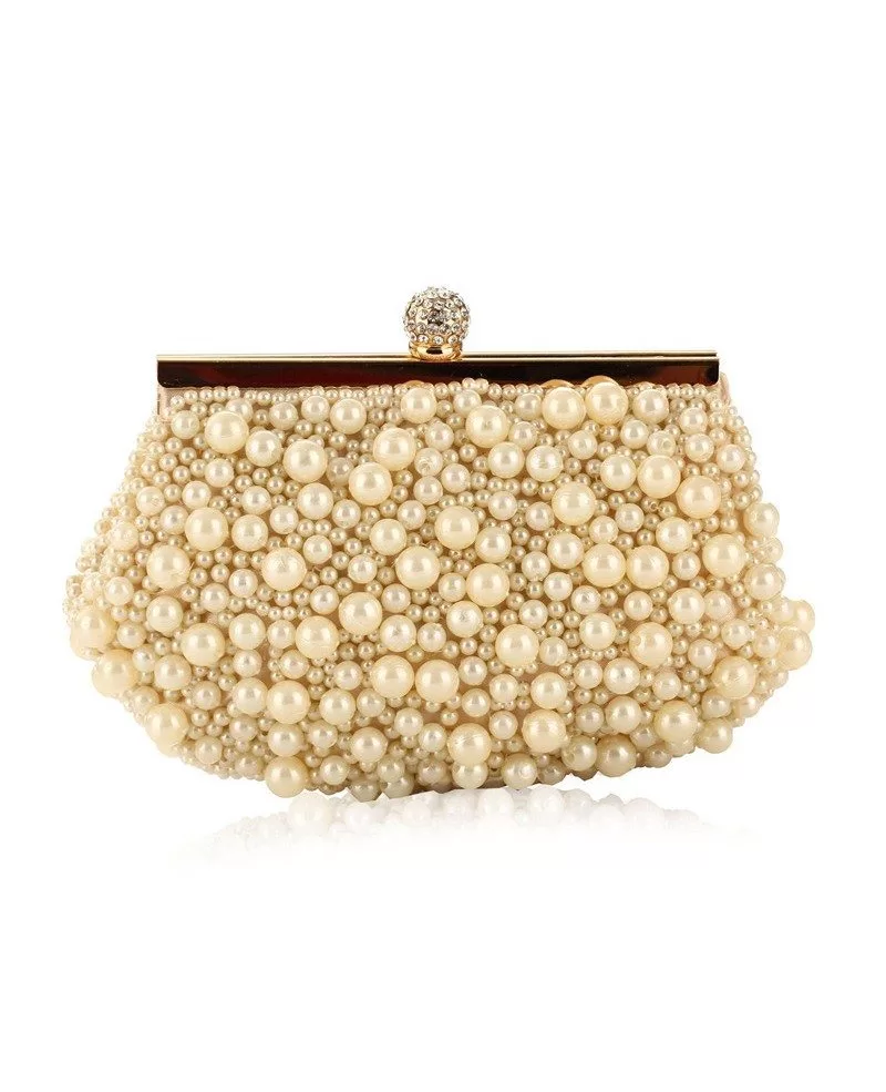 Satin Pearl Clutches Style