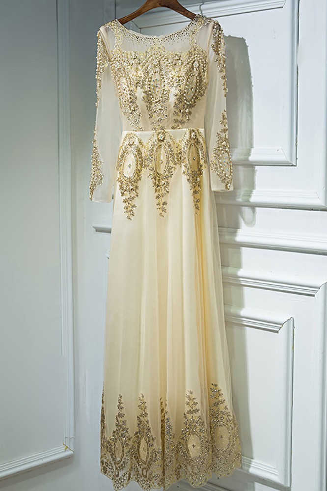 gold lame evening gowns