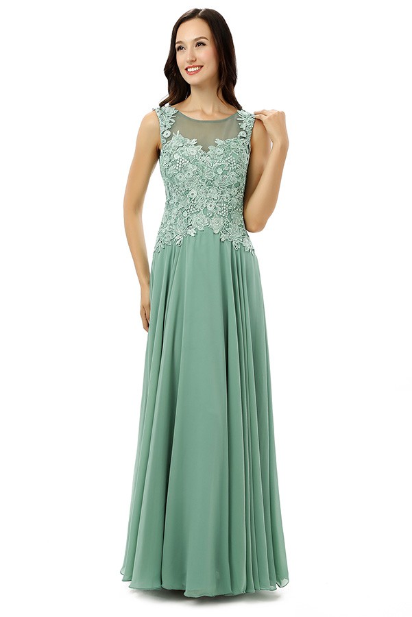Sheath Scoop Floor-length Prom Dress #CY0266 $153 - GemGrace.com