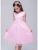 Simple Ballgown Tulle formal Girls Pageant Dress Flower Girl Dress
